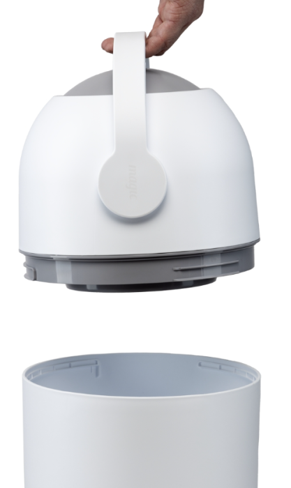 Preview: Windeleimer Magic majestic weiß